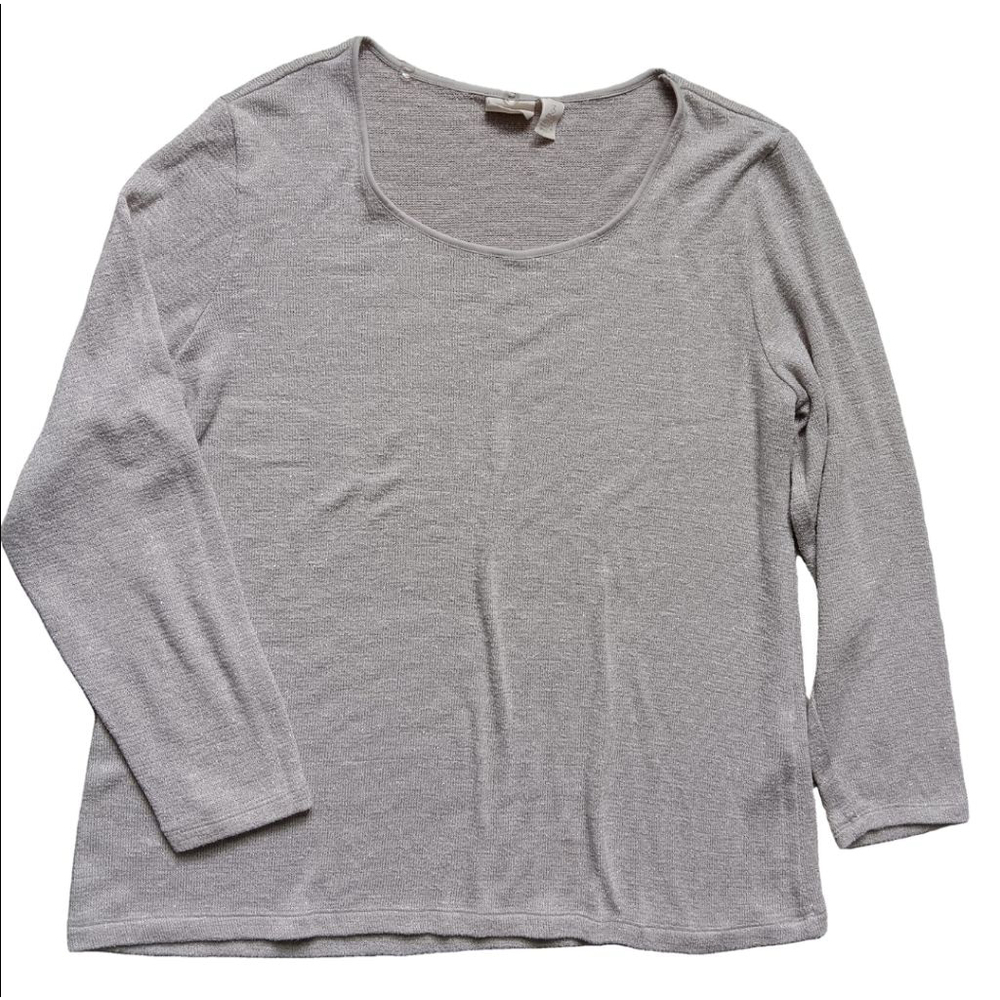 Women's Chico's Top Size 3 Gray